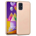 Microsonic Matte Silicone Samsung Galaxy M31s Kılıf Gold