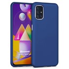 Microsonic Matte Silicone Samsung Galaxy M31s Kılıf Lacivert