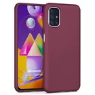 Microsonic Matte Silicone Samsung Galaxy M31s Kılıf Mor