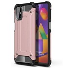 Microsonic Samsung Galaxy M31s Kılıf Rugged Armor Rose Gold