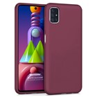 Microsonic Matte Silicone Samsung Galaxy M51 Kılıf Mor