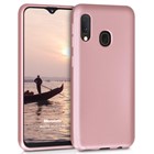 Microsonic Matte Silicone Samsung Galaxy M10s Kılıf Rose Gold