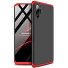 Microsonic Samsung Galaxy Note 10 Plus Kılıf Double Dip 360 Protective Siyah Kırmızı