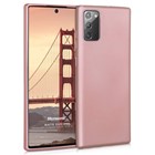 Microsonic Matte Silicone Samsung Galaxy Note 20 Kılıf Rose Gold