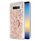 Microsonic Samsung Galaxy Note 8 Kılıf Glitter Liquid Holder Gold