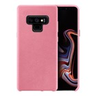 Microsonic Samsung Galaxy Note 9 Kılıf Alcantara Süet Açık Pembe