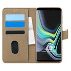 Microsonic Samsung Galaxy Note 9 Kılıf Fabric Book Wallet Gold