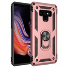 Microsonic Samsung Galaxy Note 9 Kılıf Military Ring Holder Rose Gold