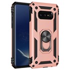 Microsonic Samsung Galaxy S10e Kılıf Military Ring Holder Rose Gold