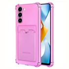 Microsonic Samsung Galaxy S23 Plus Card Slot Shock Kılıf Pembe