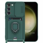Microsonic Samsung Galaxy S23 Kılıf Multifunction Silicone Yeşil