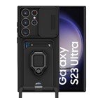 Microsonic Samsung Galaxy S23 Ultra Kılıf Multifunction Silicone Siyah