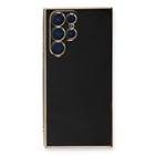 Microsonic Samsung Galaxy S23 Ultra Kılıf Olive Plated Siyah