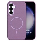 Microsonic Samsung Galaxy S24 Plus Kılıf MagLeather Pro Lila