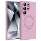 Microsonic Samsung Galaxy S24 Ultra Kılıf Aura Stant MagSafe Pembe