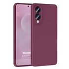 Microsonic Samsung Galaxy S25 Edge Kılıf Groovy Soft Mor