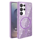 Microsonic Samsung Galaxy S25 Ultra Kılıf GlamGrip Luxe Lila