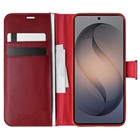 Microsonic Samsung Galaxy S26 Plus Kılıf Delux Leather Wallet Kırmızı