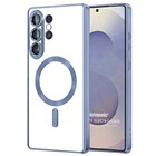 Microsonic Samsung Galaxy S26 Ultra Kılıf MagSafe Luxury Electroplate Mavi