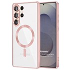 Microsonic Samsung Galaxy S26 Ultra Kılıf MagSafe Luxury Electroplate Rose Gold