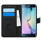 Microsonic Samsung Galaxy S6 Edge Kılıf Fabric Book Wallet Siyah