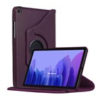 Microsonic Samsung Galaxy Tab A7 T500 Kılıf 360 Rotating Stand Deri Mor