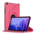 Microsonic Samsung Galaxy Tab A7 T500 Kılıf 360 Rotating Stand Deri Pembe