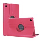 Microsonic Samsung Galaxy Tab A8 X200 Kılıf 360 Rotating Stand Deri Pembe