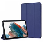 Microsonic Samsung Galaxy Tab A8 X200 Kılıf Slim Translucent Back Smart Cover Lacivert