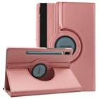 Microsonic Samsung Galaxy Tab S6 10 6 T860 Kılıf 360 Rotating Stand Deri Rose Gold