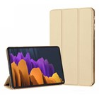 Microsonic Samsung Galaxy Tab S8 Ultra X900 Kılıf Slim Translucent Back Smart Cover Gold