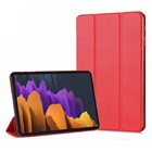 Microsonic Samsung Galaxy Tab S8 Ultra X900 Kılıf Slim Translucent Back Smart Cover Kırmızı