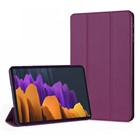 Microsonic Samsung Galaxy Tab S7 FE LTE T737 Kılıf Slim Translucent Back Smart Cover Mor