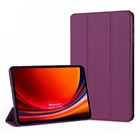 Microsonic Samsung Galaxy Tab S9 FE Kılıf Slim Translucent Back Smart Cover Mor