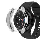 Microsonic Samsung Galaxy Watch 4 Classic 42mm Kılıf 360 Full Round Soft Silicone Gümüş