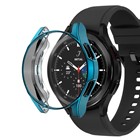 Microsonic Samsung Galaxy Watch 4 Classic 42mm Kılıf 360 Full Round Soft Silicone Koyu Yeşil