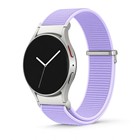 Microsonic Samsung Galaxy Watch 8 40mm Kordon FlexWeave Kumaş Lila