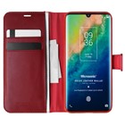 Microsonic TCL 10 Plus Kılıf Delux Leather Wallet Kırmızı