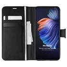 Microsonic TECNO Camon 18 Kılıf Delux Leather Wallet Siyah