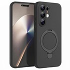 Microsonic TECNO Camon 50 Pro Kılıf Aura Stant MagSafe Siyah