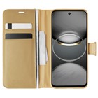 Microsonic TECNO Spark 30C 4G Kılıf Delux Leather Wallet Gold
