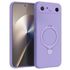 Microsonic TECNO Spark Slim 5G Kılıf Aura Stant MagSafe Lila