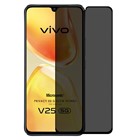 Microsonic Vivo V25 5G Privacy 5D Gizlilik Filtreli Cam Ekran Koruyucu Siyah