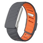 Microsonic WHOOP 5 0 Kordon Silicone Sport Band Gri Turuncu
