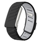 Microsonic WHOOP 5 0 Kordon Silicone Sport Band Siyah Gri