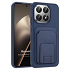 Microsonic Xiaomi 15T Kılıf PocketPro Litchi Lacivert