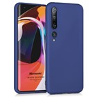 Microsonic Matte Silicone Xiaomi Mi 10 Pro Kılıf Lacivert