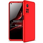 Microsonic Xiaomi Mi 10T Kılıf Double Dip 360 Protective Kırmızı