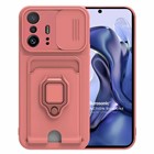 Microsonic Xiaomi Mi 11T Pro Kılıf Multifunction Silicone Pembe