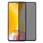 Microsonic Xiaomi Mi 12 Lite Privacy 5D Gizlilik Filtreli Cam Ekran Koruyucu Siyah